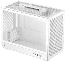 DeepCool CH160 PLUS WH - Small Form Factor - Micro-ATX Mini-ITX - Gehard glas - Wit