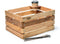 Bicycle Crate with Cupholder - Pear Wood