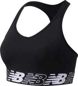 New Balance NB Pace Bra 3.0 - Sportbeha Dames - Medium ondersteuning - Black