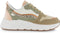 POSH by Poelman CHARLIE - Dames sneakers - Chunky zool 4 cm - Beige (38)
