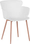 Set van 2 eetkamerstoelen SUMKLEY Wit