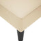 vidaXL - Chaise - longue - met - rechterarmleuning - stof - crèmekleurig