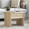 Salontafel Sonoma Eiken 55 x 54,5 x 45 cm Bewerkt hout