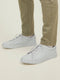 JACK&JONES JFWGALAXY LEATHER - Lage sneakers - Leer - Maat 40 - Bright White