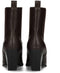 POSH by Poelman MARIE - Enkellaarzen - Hak 8,5 cm - Bruin