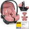Lionelo Astrid i-Size Autostoel - ADAC 5-sterren - 40-87 cm - RWF - Memory Foam - Verstelbare hoofdsteun (7 cm) - Holmbergs gordels - Compatibel met ISOFIX-base & kinderwagen - Roze