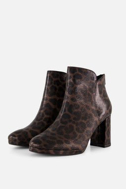 Tamaris - Dames laarsjes - Leopard - Maat 41