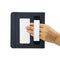 Hoesje Geschikt voor Kobo Libra H2O Sleepcover Jeans Style Hoes Wit - ereader hoesje - cover