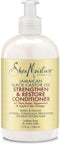 SheaMoisture Strengthen & Restore Conditioner - Jamaican Black Castor Oil - zonder siliconen en sulfaten - 384 ml