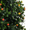 vidaXL - Kunstboom - met - Vruchten - en - Pot - 35x50 - cm - Groen