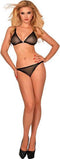 Ondergoed Set Guilty Pleasure Zwart (XL)