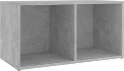 vidaXL - Tv-meubel - 72x35x36,5 - cm - bewerkt - hout - betongrijs