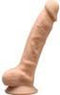 Silexd – Zeer Realistische Zuignap Dildo met Zachte Mantel en Harde Kern voor Levensechte Ervaring – 18.8 cm – beigeig