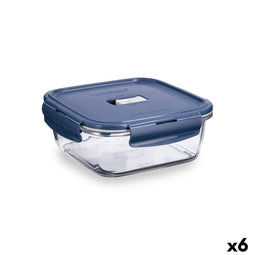 Luminarc Baltic - Hermetische Lunchtrommel - 1,22 L - Blauw (6 stuks)