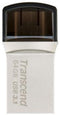 Transcend JetFlash 890 - USB-stick - USB 3.2 Gen 2 type-C - 64GB Grijs