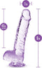 B Yours - Naturally Yours Crystalline Dildo Amethist