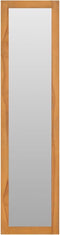 vidaXL - Wandspiegel - met - schappen - 30x30x120 - cm - massief - teakhout