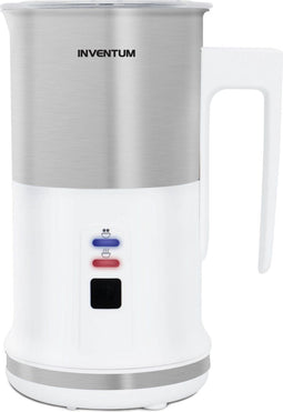 Inventum MK351 - Elektrische melkopschuimer - Warm/koud opschuimen 115 ml - Verwarmen 240 ml - Wit/RVS