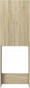 vidaXL - Wasmachinekast - 64x25,5x190 - cm - sonoma - eikenkleurig