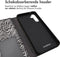 iMoshion Hoesje Geschikt voor Samsung Galaxy A34 (5G) Hoesje Met Pasjeshouder - iMoshion Design Bookcase smartphone - Meerkleurig / Black And White
