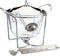 APS Feuerzangenbowle Set - Punchkom 4 liter met warmhoudonderstel - Glas en RVS