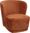 Fauteuil Claire - Roest Stof - Koper - Comfortabele Fauteuil