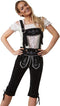 dressforfun Lederhose Tegernsee - Verkleedkostuum - Zwart - XL