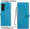 iMoshion Hoesje Geschikt voor Samsung Galaxy Z Fold 5 Hoesje Met Pasjeshouder - iMoshion Mandala Bookcase - Turquoise