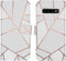 iMoshion Hoesje Geschikt voor Samsung Galaxy S10 Hoesje Met Pasjeshouder - iMoshion Design Softcase Bookcase - Wit / Meerkleurig / Goud / White Graphic