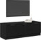 vidaXL - TV-kast - Zwart - Eiken - 102x35x36,5 - cm - Gelaagd - Hout