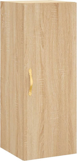 vidaXL - Hangkast - 34,5x34x90 - cm - sonoma - eikenkleurig