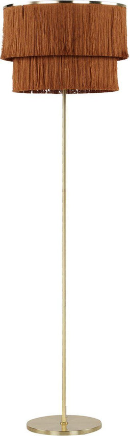 PERISTERI - Vloerlamp - Bruin - Metaal