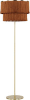 PERISTERI - Vloerlamp - Bruin - Metaal