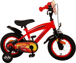 Disney Cars Kinderfiets - 12 inch - Afneembare zijwielen - Rood