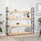 vidaXL - Wandschap - zwevend - 140x20x4 - cm - onbehandeld - massief - acaciahout