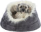Trixie - Hondenmand Minou - Rond - Soft Edition - Grijs/Lichtgrijs - 47X26 cm