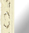 vidaXL - Spiegel - handgesneden - 110x50 - cm - massief - mangohout - bruin