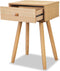 vidaXL - Nachtkastjes - 2 - st - 40x30x61 - cm - massief - grenenhout - bruin