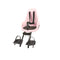 Bobike GO mini - Fietsstoeltje - Veilig ontwerp met armsteunen - Cotton Candy Pink