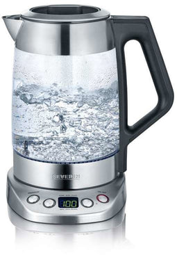 Severin WK 3479 - Waterkoker 1.7L - Glazen met warmhoudfunctie en instelbare temperatuur