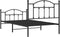 vidaXL - Bedframe - met - hoofd- - en - voeteneinde - metaal - zwart - 100x190 - cm