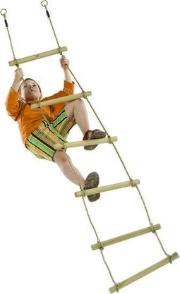 Touwladder PP touw 4 sporten 1,6m