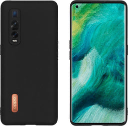 iMoshion Hoesje Geschikt voor Oppo Find X2 Pro Hoesje Siliconen - iMoshion Color Backcover - Zwart