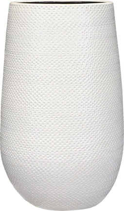 Mica Decorations Gabriel Vaas - H35 x Ø21 cm - Keramiek - Wit
