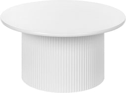 OLLIE - Salontafel - Wit - MDF