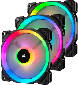 Corsair LL120 RGB - Ventilator 120mm - 3x RGB LED (3-pack)