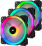 Corsair LL120 RGB - Ventilator 120mm - 3x RGB LED (3-pack)