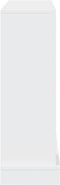 vidaXL - Haardombouw - 100x30x87,5 - cm - bewerkt - hout - wit