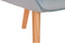 Armstoel DKD Home Decor Natuurlijk Hout Polyester Hemelsblauw (67 x 75 x 96 cm)