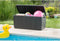 Keter Capri Opbergbox - 302L - 123x53,5x57cm - Grafiet